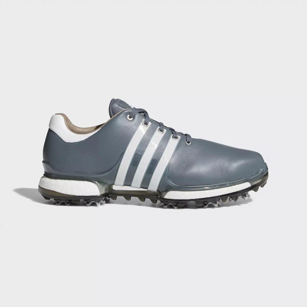 Adidas Tour 360 Boost 2.0 Tenis De Golf Grises Para Hombre (MX-99502)